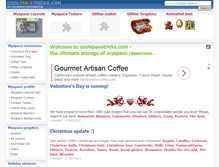 Tablet Screenshot of coolspacetricks.com